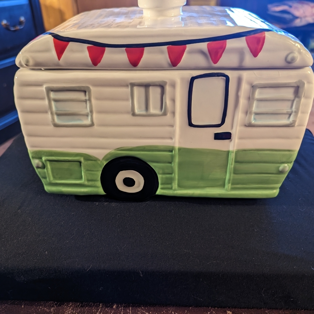 Camper cookie jar